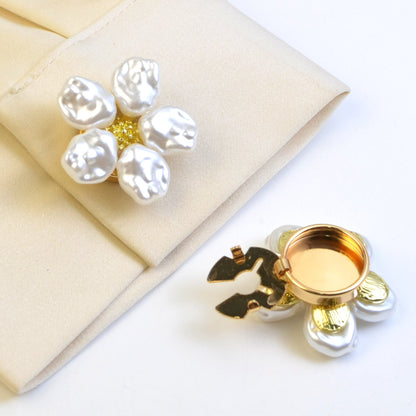 Dames Manchetknopen met Parels Mooi Elegante Ontwerp
