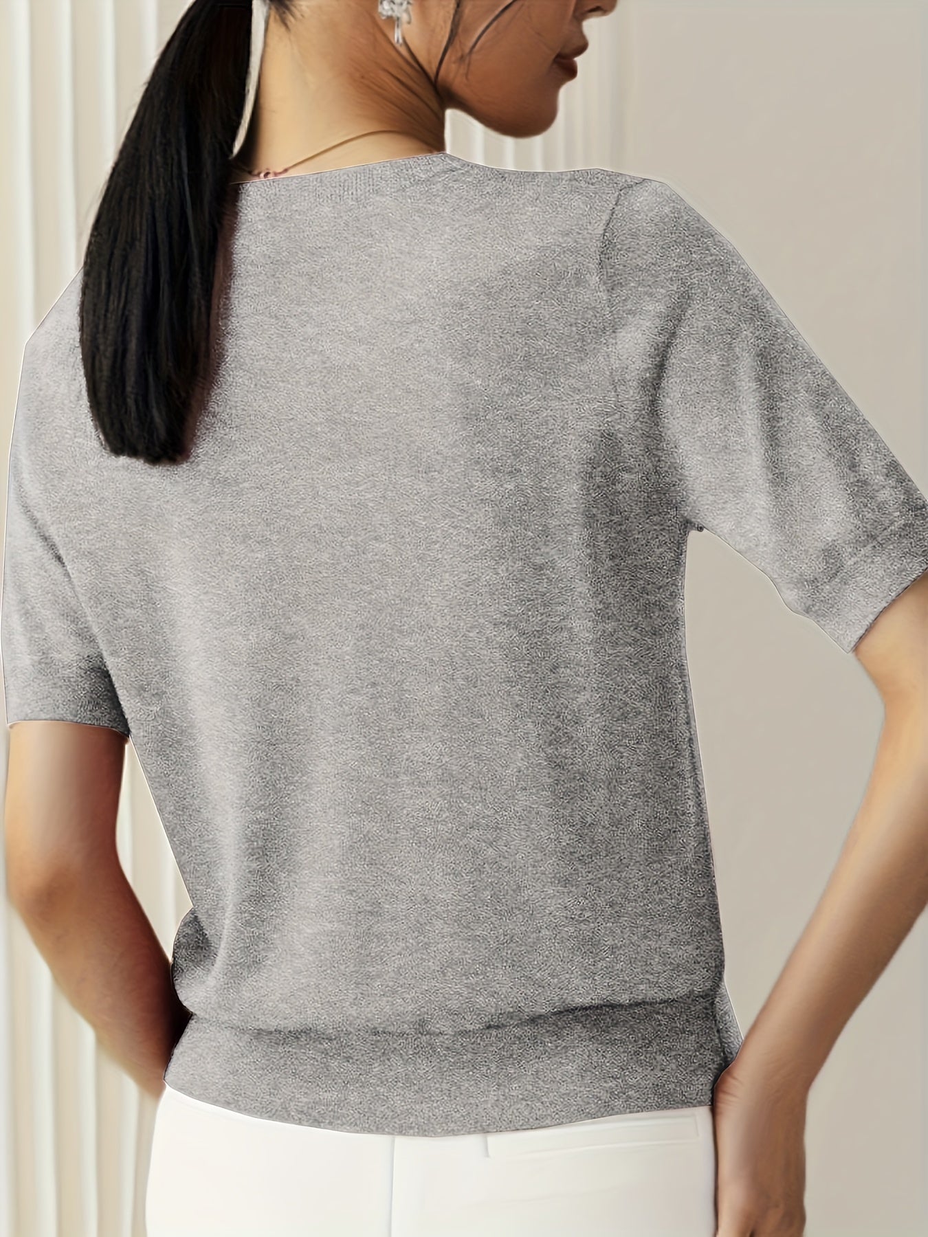 Dames T-Shirt Top Stijlvol en Comfortabel