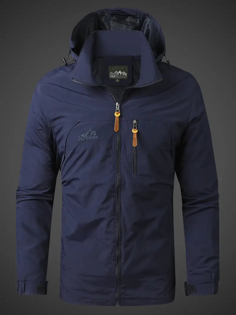 Water- en Winddichte Heren Outdoor Jas – Ademend & Lichtgewicht