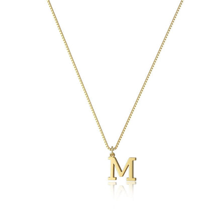 Gouden Ketting met Initialen Letter Lanette voor Dames