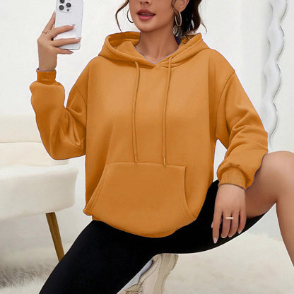 Dames Oversized Hoodie met Kangoeroezak Casual Basic