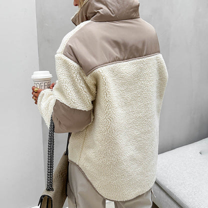 Dames Fleece Trui Zacht Comfortabel met Halve Rits