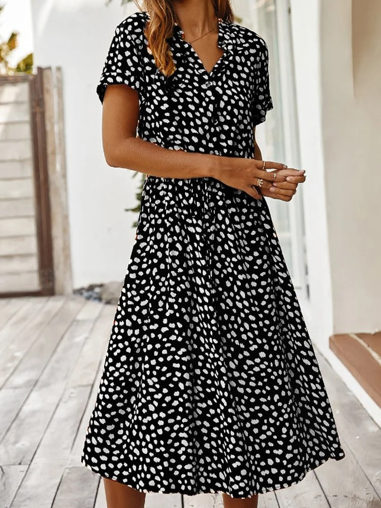Zomerjurk Luchtig met Stijlvolle Bloemenprint