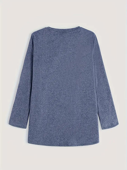 Nek Fleece Trui Warm en Zacht voor Dames
