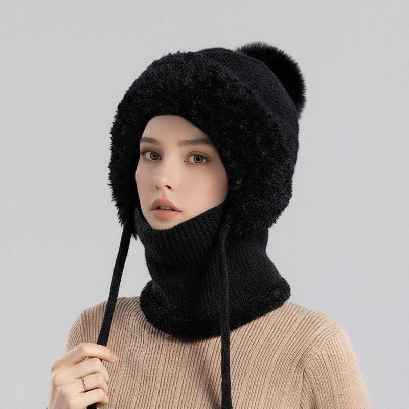 Dames Muts met Sjaal Warm voor Ski en Winter