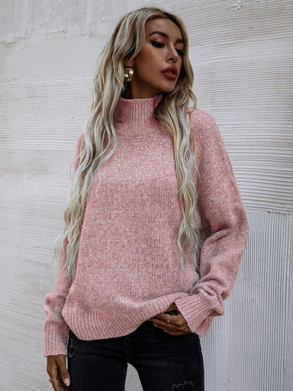 Dames Trui Gebreide Basic Col Rond Hals Elegante Stijl