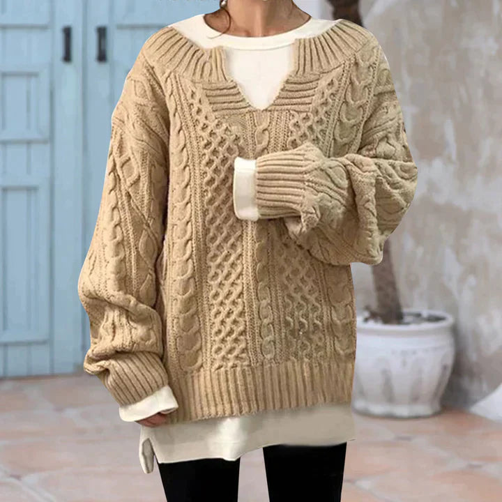 Elegante Gebreide Trui voor Vrouw
