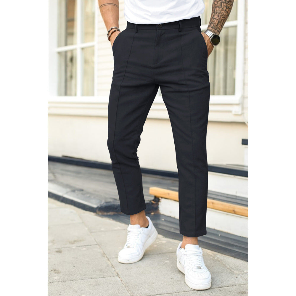 Casual en Elegante Heren Broek voor Vrije Tijd