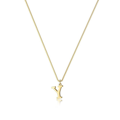 Gouden Ketting met Initialen Letter Lanette voor Dames