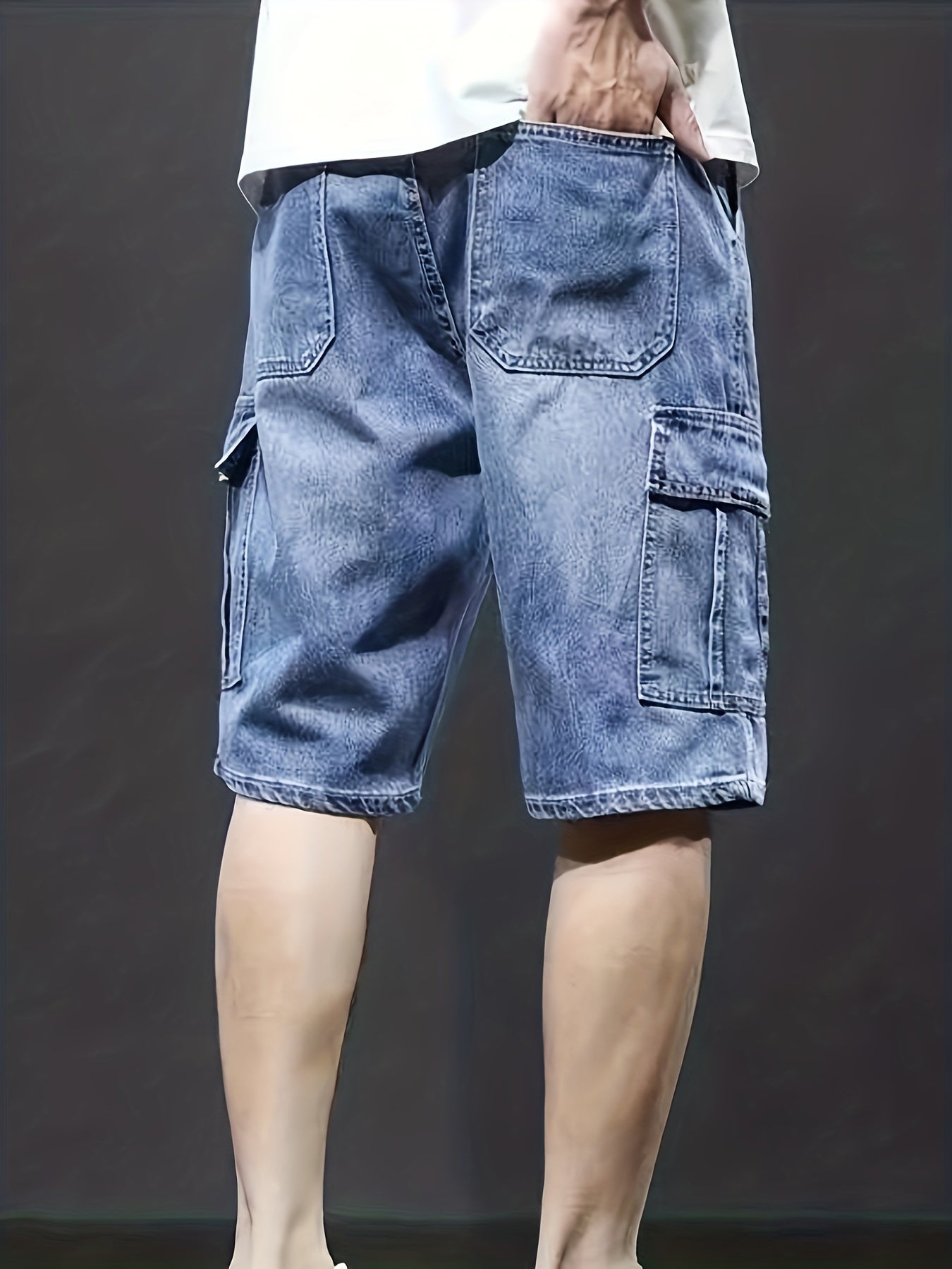 Heren Denim Cargo Shorts Giel Zomer Shorts