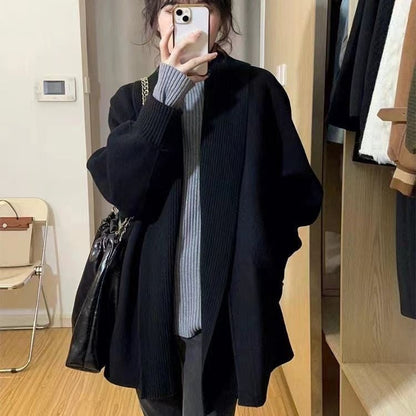 Dames Oversized Vest Koreaanse Stijl Lange Losse Jas