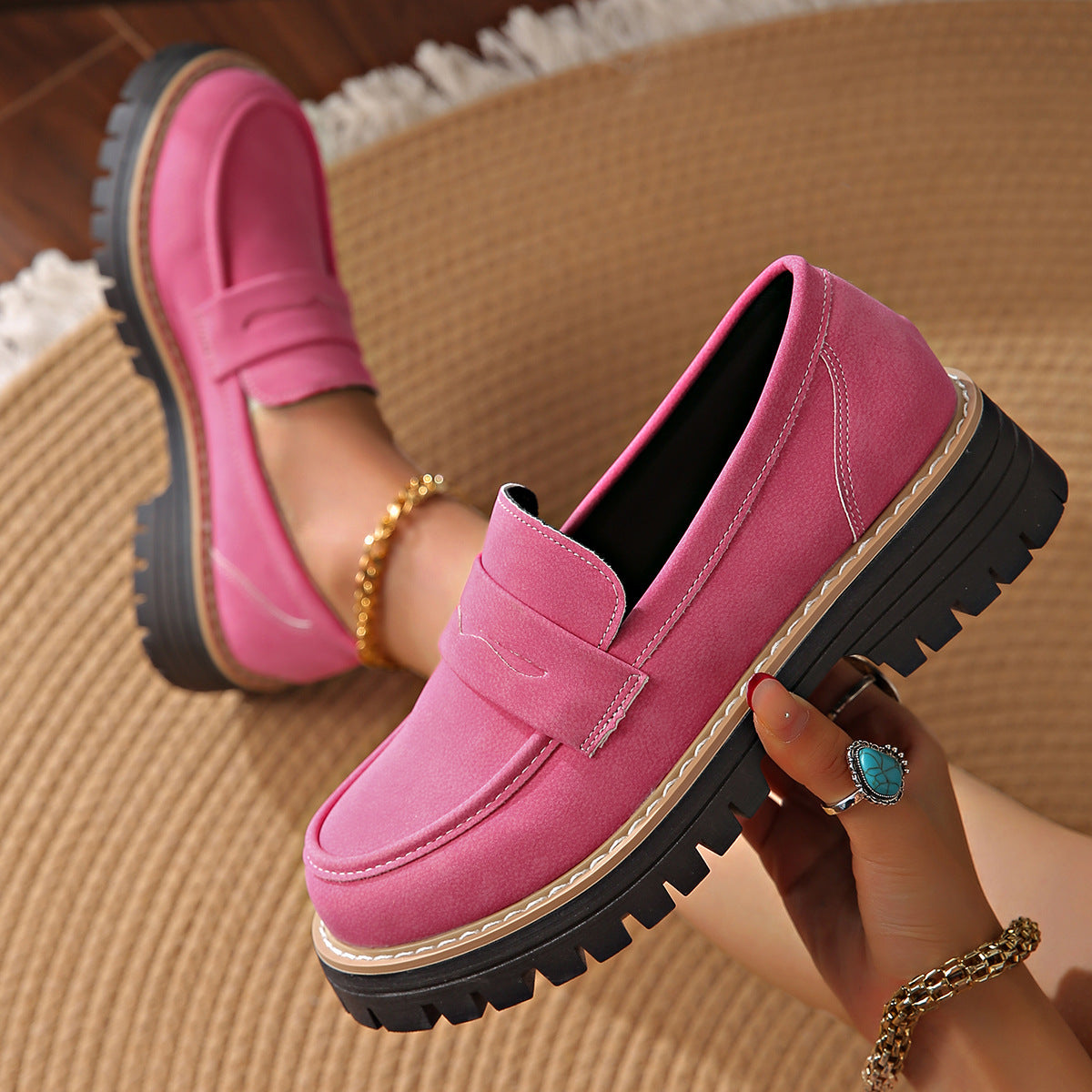 Dames Loafer Comfortabel Orthopedisch Instapschoen