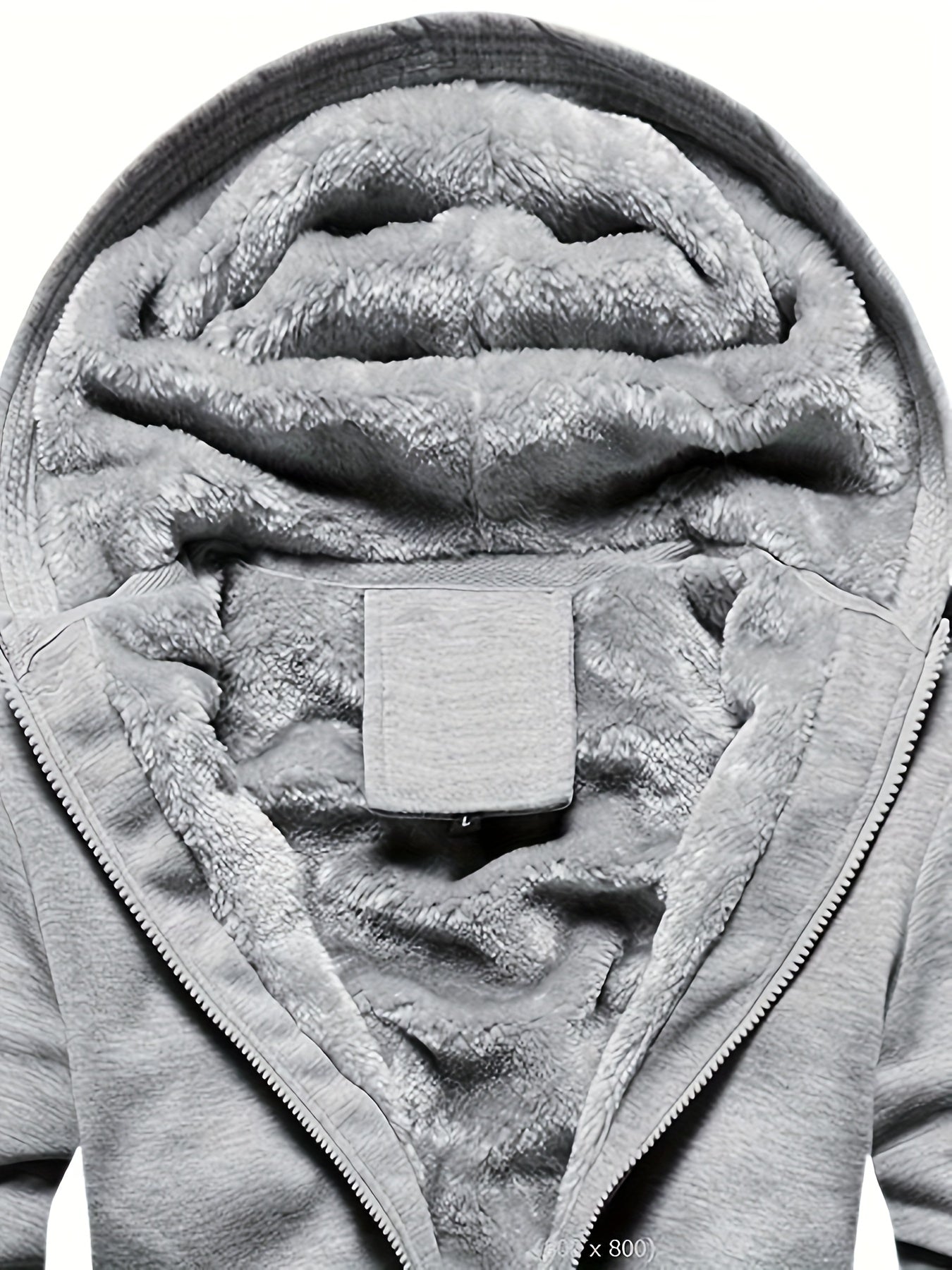 Winter Fleece Jas met Capuchon Warm en Comfortabel