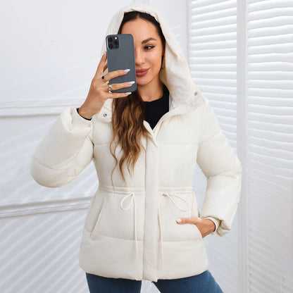Dames Pufferjas Warm Gewatteerd Elegant