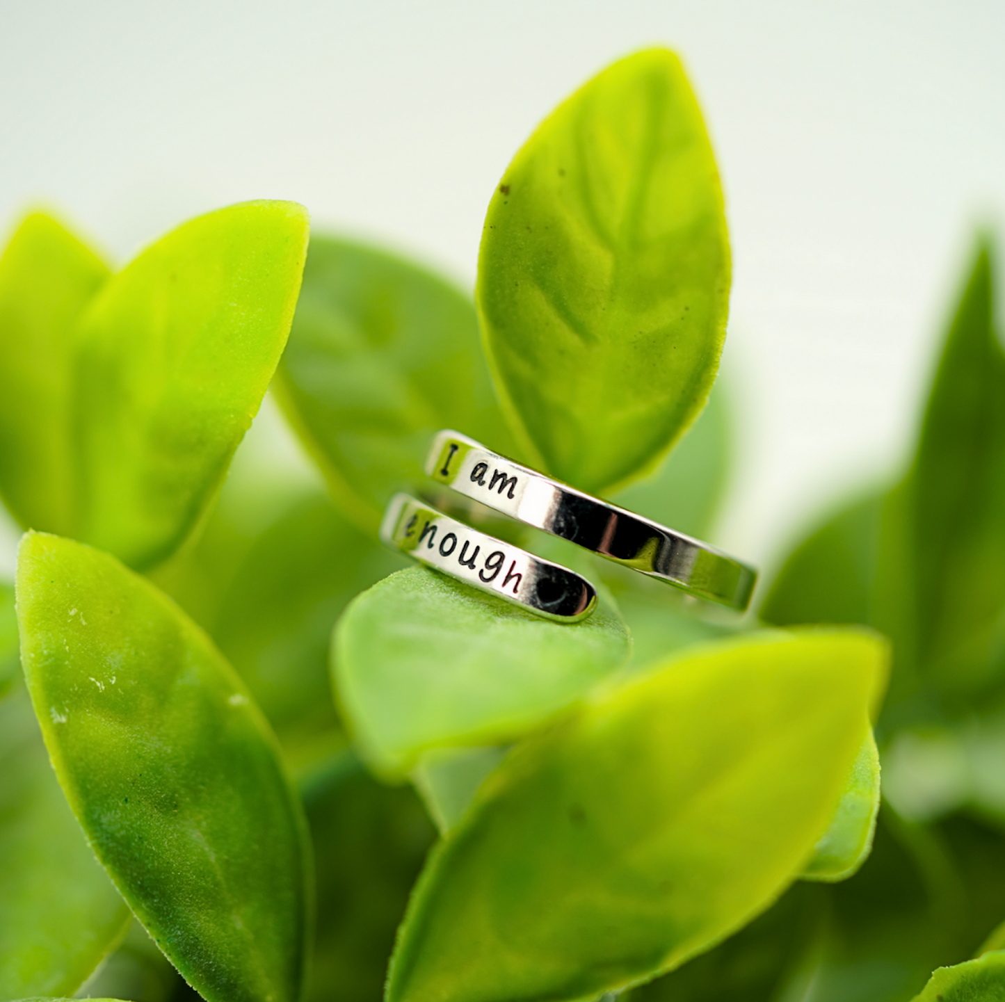 Zilveren Zelfliefde Ring met Sieraad