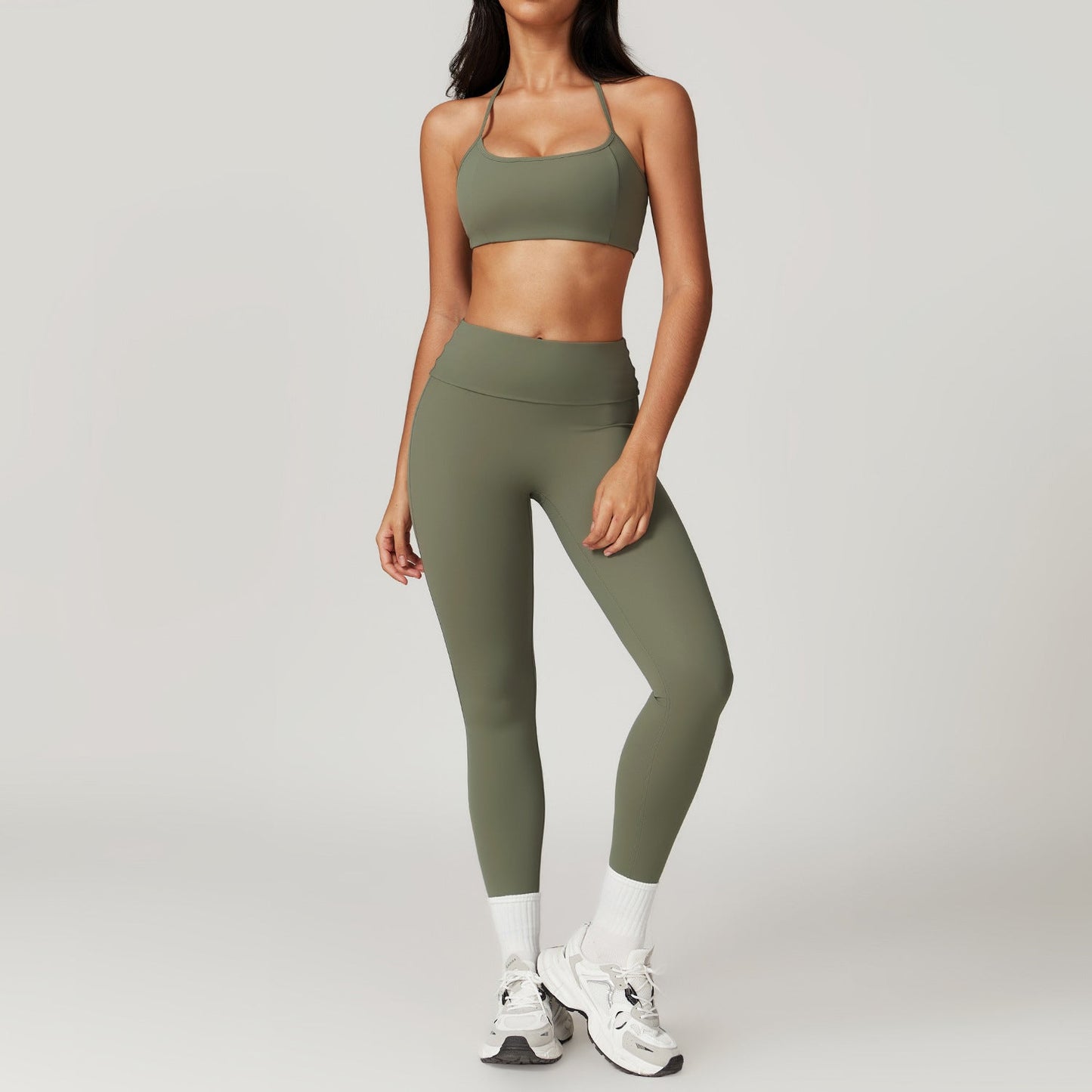 Yoga Set Dames Sneldrogend Naadloos Sportief