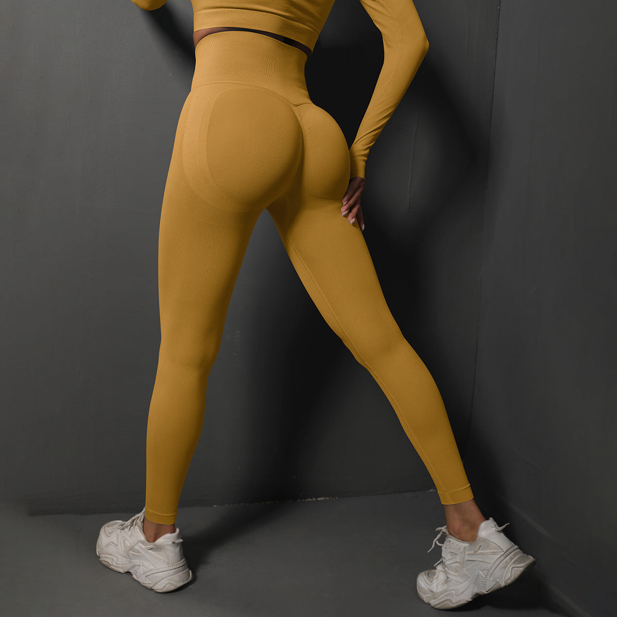Dames Sportlegging Hoge Taille Elastisch Zwart