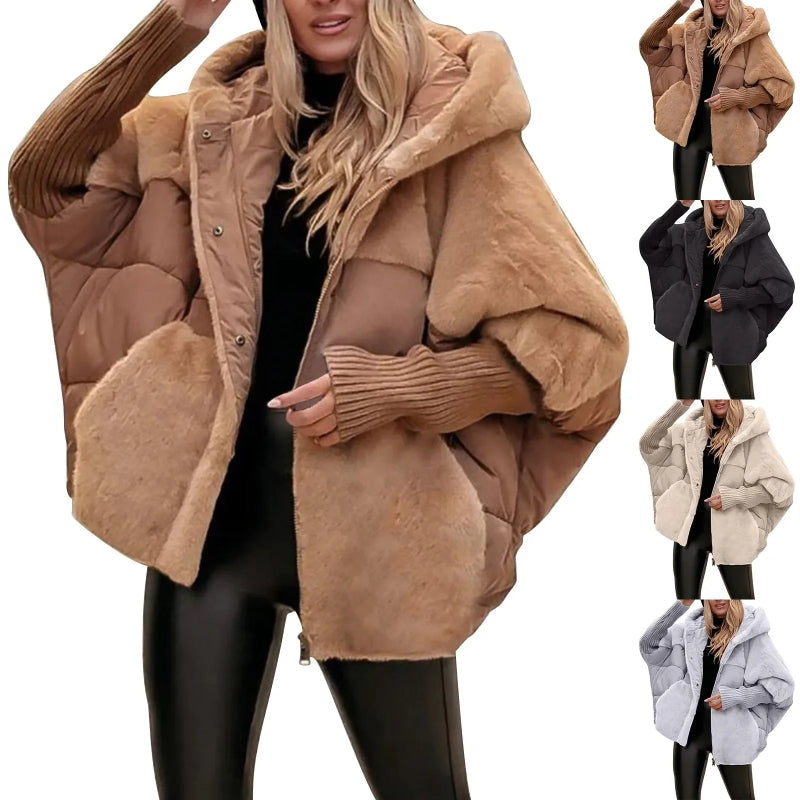 Dames Winterjas Faux Fur Capuchon Luxe Warm