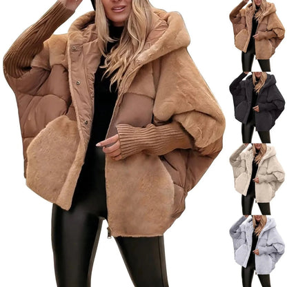 Dames Winterjas Faux Fur Capuchon Luxe Warm