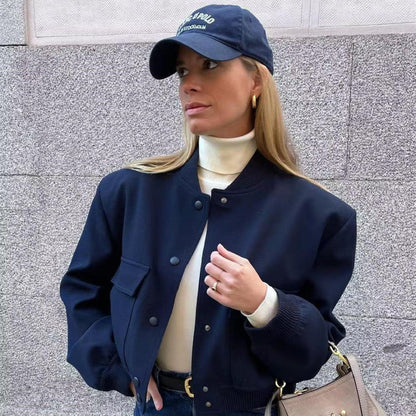 Dames Bomberjas Elegante Stedelijke Stijl - Mode Vibes