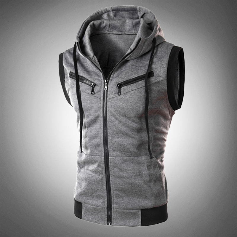 Vest met Capuchon Slim Fit Stijlvol voor Mannen - Mode Vibes