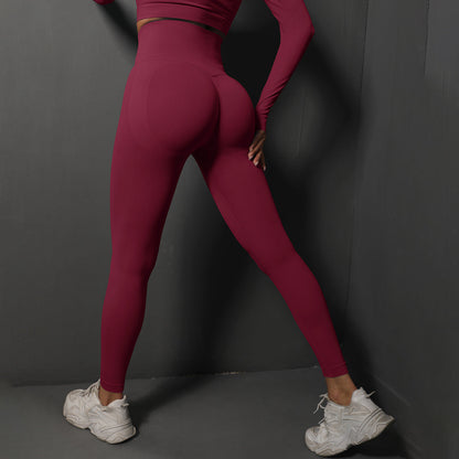 Dames Sportlegging Hoge Taille Elastisch Zwart