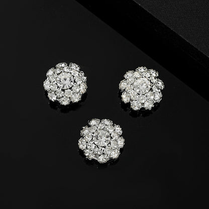 Dames Sierknopen met Steentjes Luxe Stijl Leoni