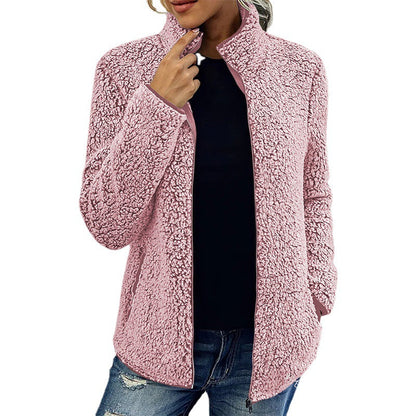 Dames Fleece Jas Warm en Veelzijdig met Rits
