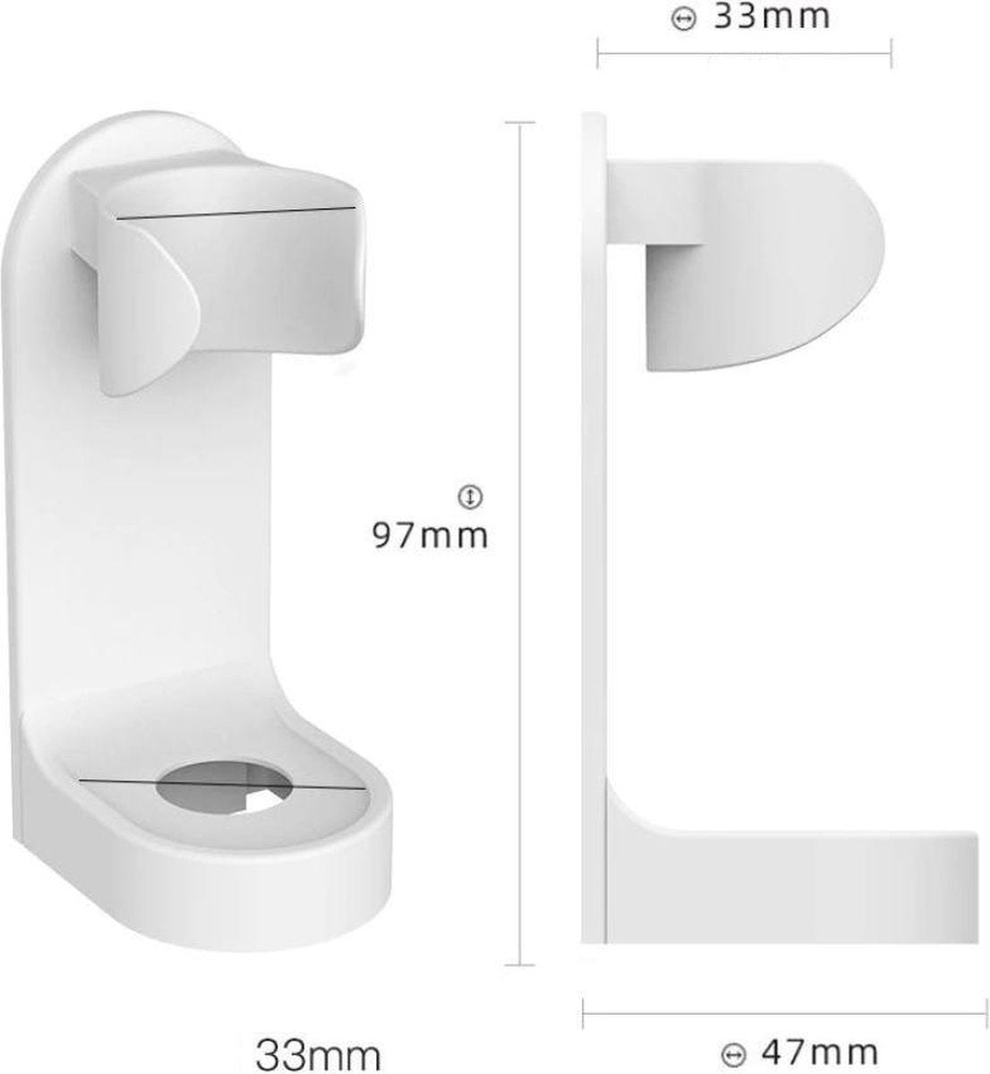 Tandenborstel Houder Elektrisch met Oplaadstation voor Badkamer