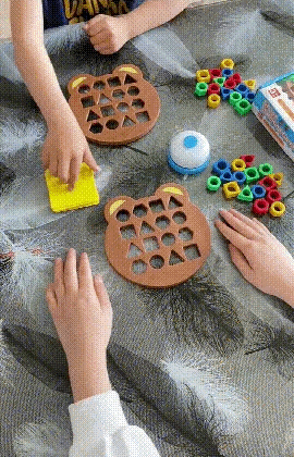 Houten Vormenspel Montessori Voor Kinderen
