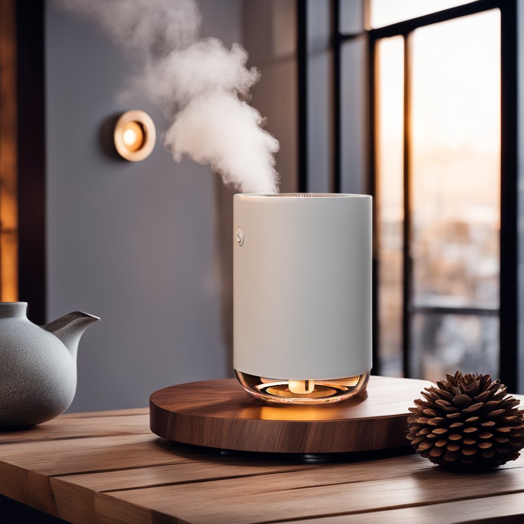 Luchtbevochtiger voor Thuis met Ultrasonic Mist Functie - Mode Vibes