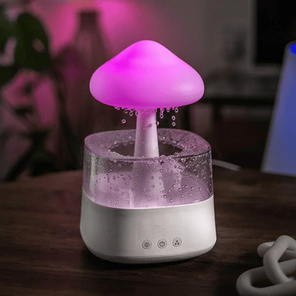 Luchtbevochtiger met Nachtverlichting en Aromatherapiefunctie