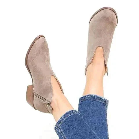 Dames Enkellaarsjes Stijlvol Elegant Schoenen