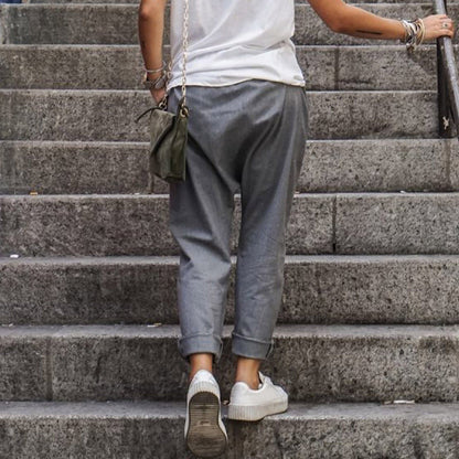 Linnen Broek Zomer Casual Dames