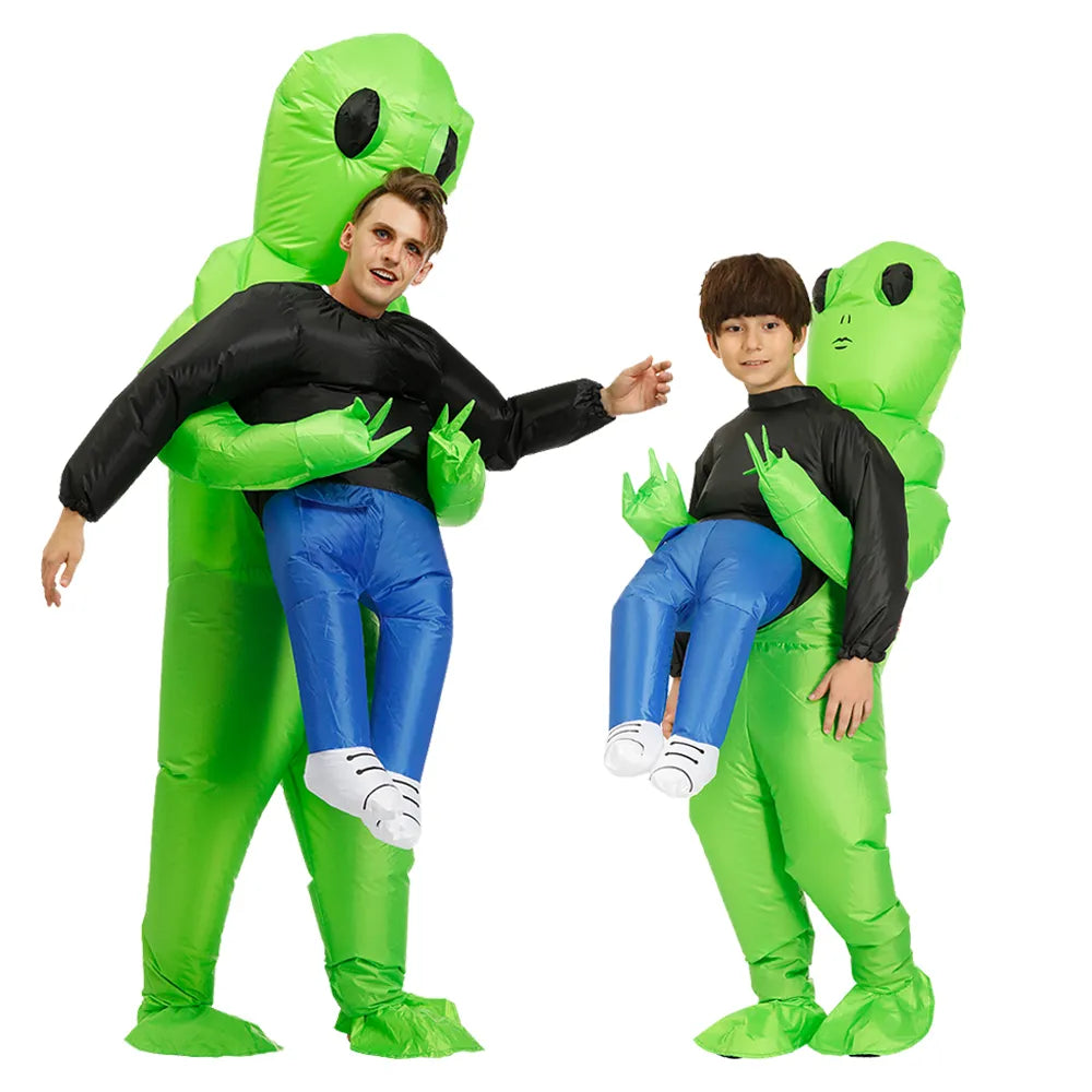 Alien Kostuum voor Kinderen en Volwassenen Cosplay