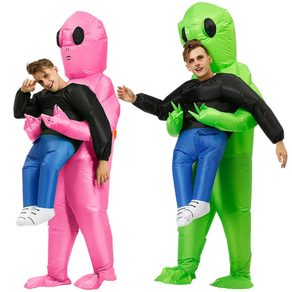 Carnavalskostuum Alien voor Kinderen en Volwassenen - Mode Vibes