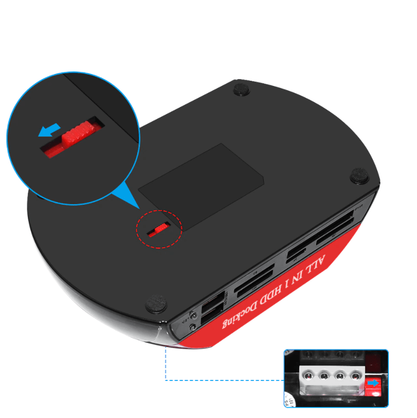 Harde Schijf Docking Station USB voor Data Overdracht