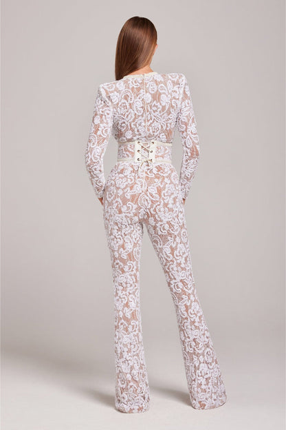 Jumpsuit V-hals Avondjurk Stijlvol Zwarte Jurk