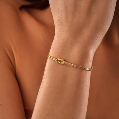 Eenvoudige Liefdes Armband Zilver Minimalistisch