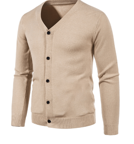 Heren Chunky Casual Vest  met V-hals | Warme Vesten voor de Herfst en Winter