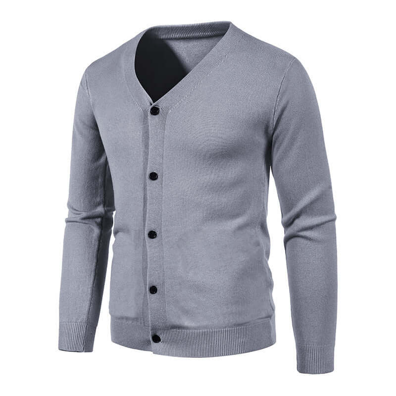 Heren Chunky Casual Vest  met V-hals | Warme Vesten voor de Herfst en Winter