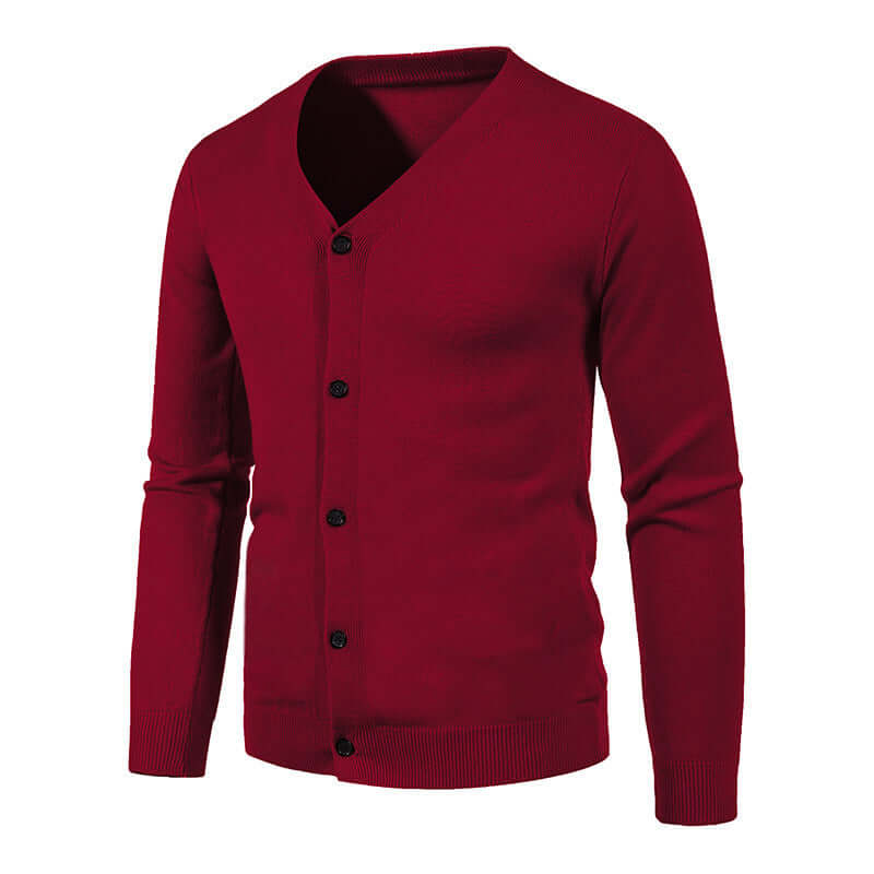 Heren Chunky Casual Vest  met V-hals | Warme Vesten voor de Herfst en Winter