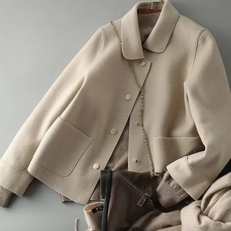 Dames Donsjack Warm en Casual met Knopsluiting - Mode Vibes