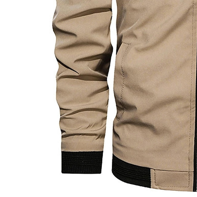 Armand | Stijlvol bomberjack voor mannen in de kleur Blauw voor heren in Streetwear stijl ideaal voor de herfst.
