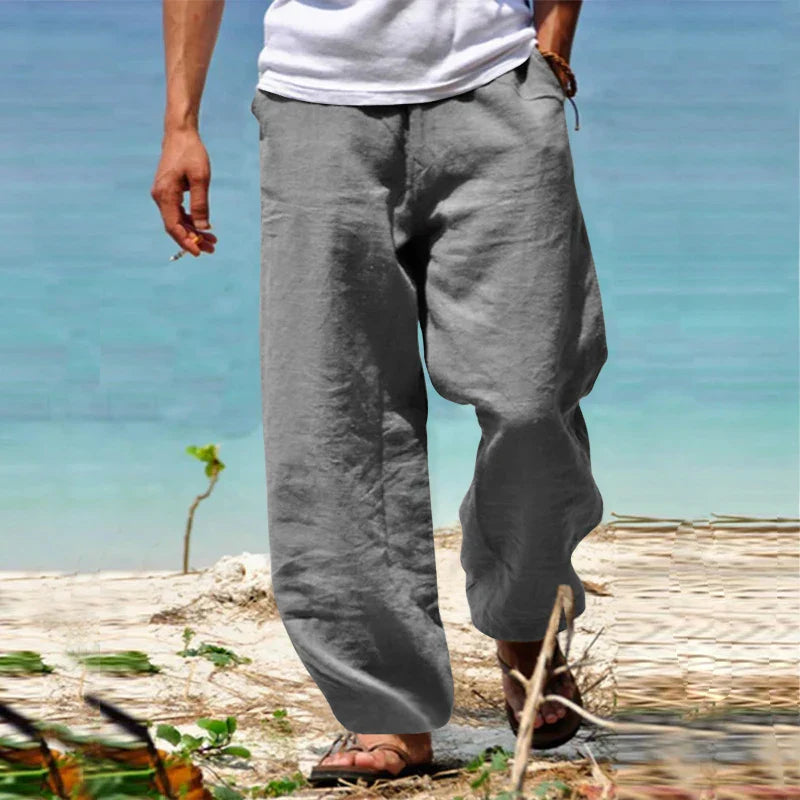 Milano | Pantaloni di Lino Casual Uomo - Abbigliamento Classico