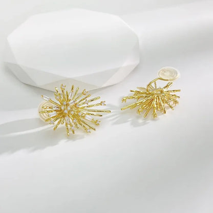 Gouden Oorbellen met Zirkonia Steentjes Livia - Mode Vibes
