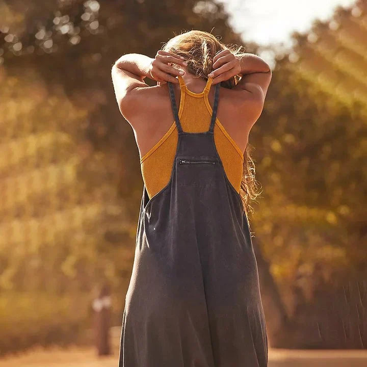 Vrouwelijke Jumpsuit Baggy Zomerjurk Relaxt
