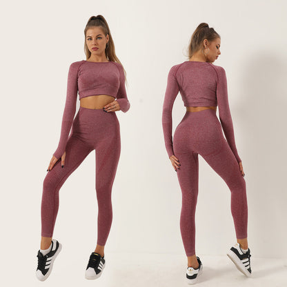 Yoga Sportset Dames Naadloze Legging en Top Set