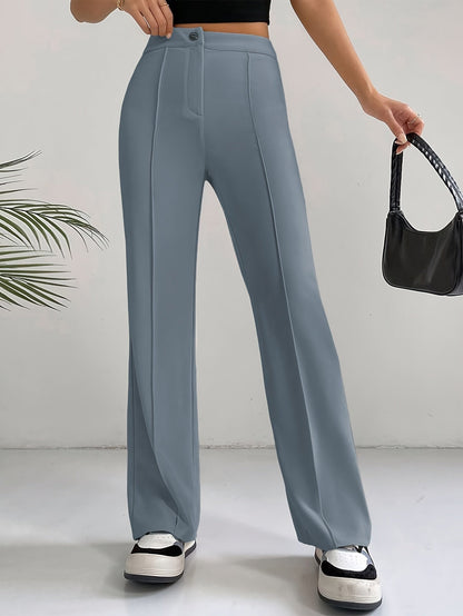 Damesbroek Hoge Taille Plissé Zomerbroek voor Vrouw