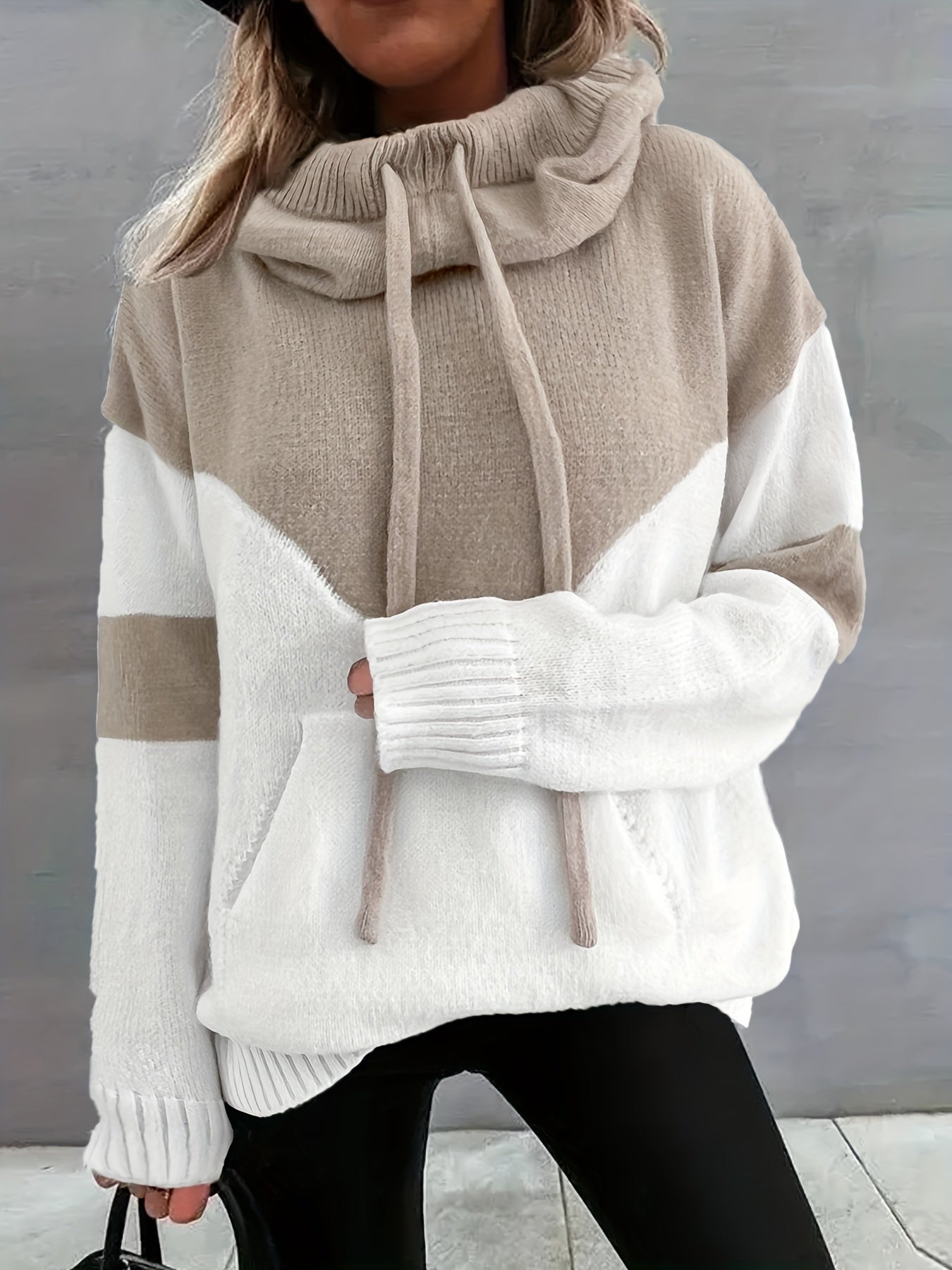 Zachte Sweatshirt met Capuchon en Koord Maya